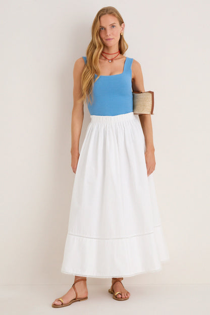 Allure Blue Sara Rib Knit Tank